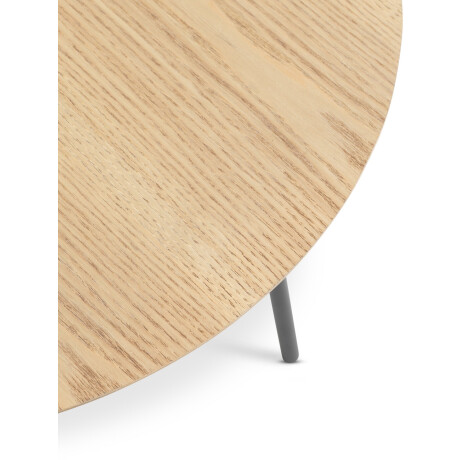 Mesa Auxiliar Nybo Ø55 Roble/Negro