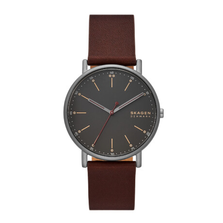 RELOJ SKAGEN FASHION ACERO CUERO MARRON 0