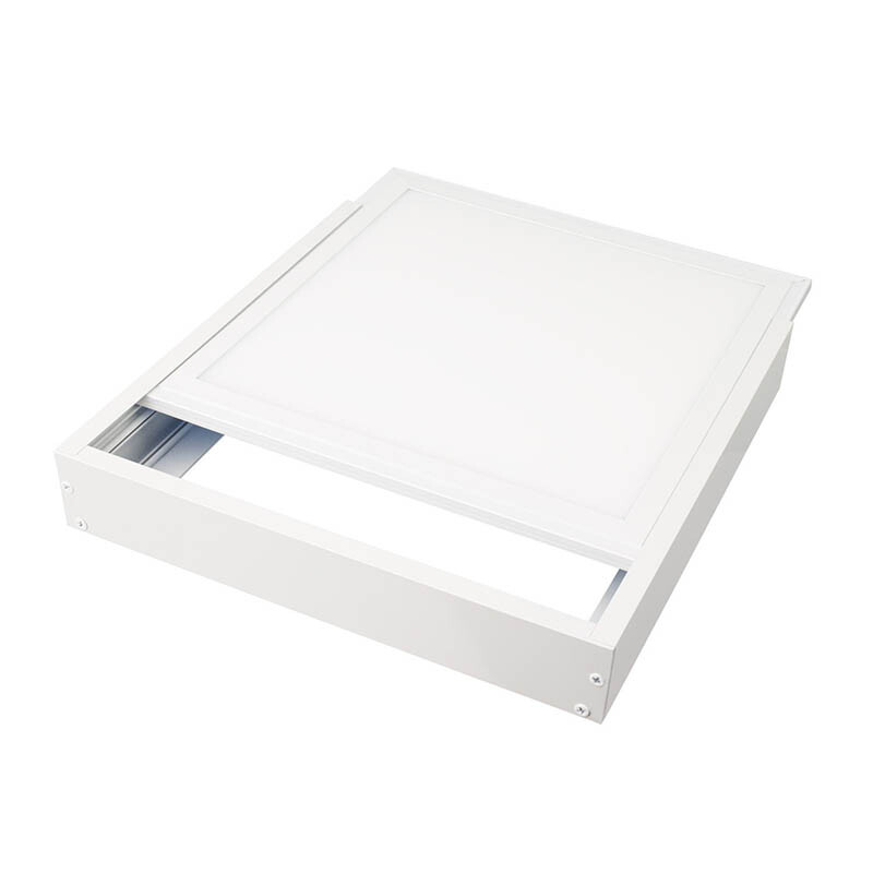 Marco aluminio Panel LED 60x60 - Blanco Kit Marco para Panel LED 60 x 60 cm