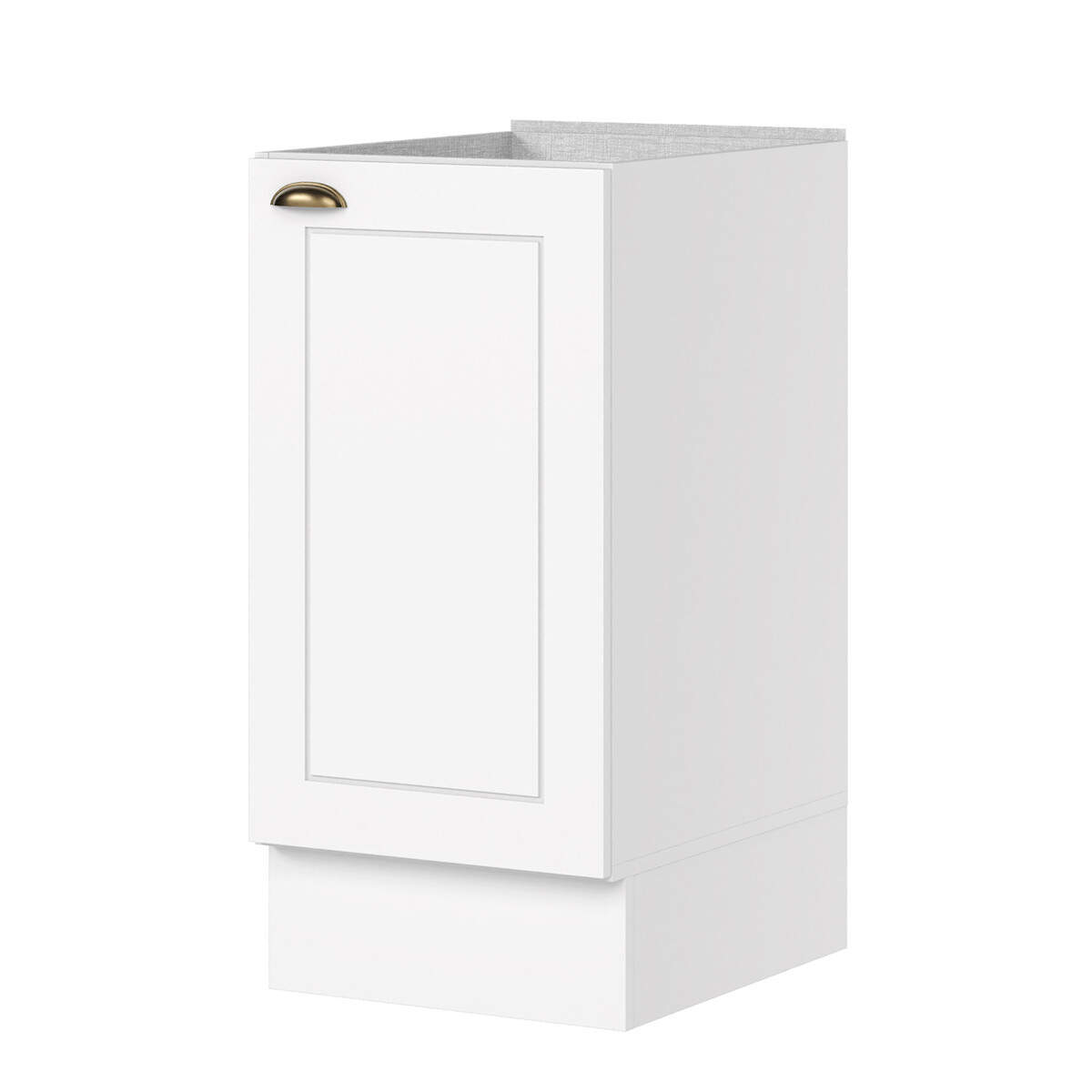 BAJO MESADA ARMARIO 1 PUERTA - LÍNEA AMERICANA - BLANCO 