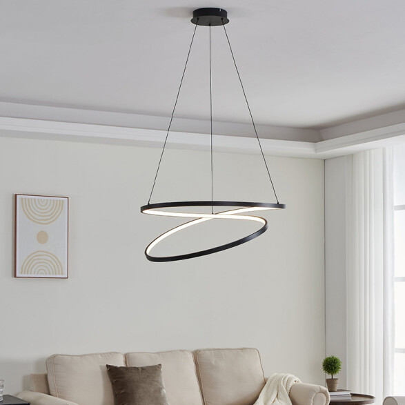 Lámpara colgante LED 42W cálida Ø70x150cm RUOTALE EG0896