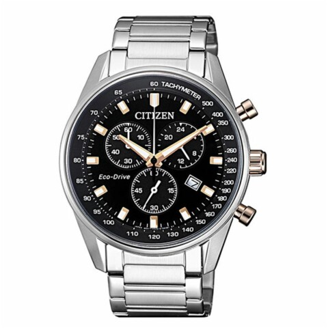 Reloj Citizen Eco-Drive AT2396-86E para hombre de acero Negro