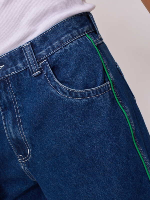 BERMUDA JEAN HALDEN RUSTY Azul Oscuro