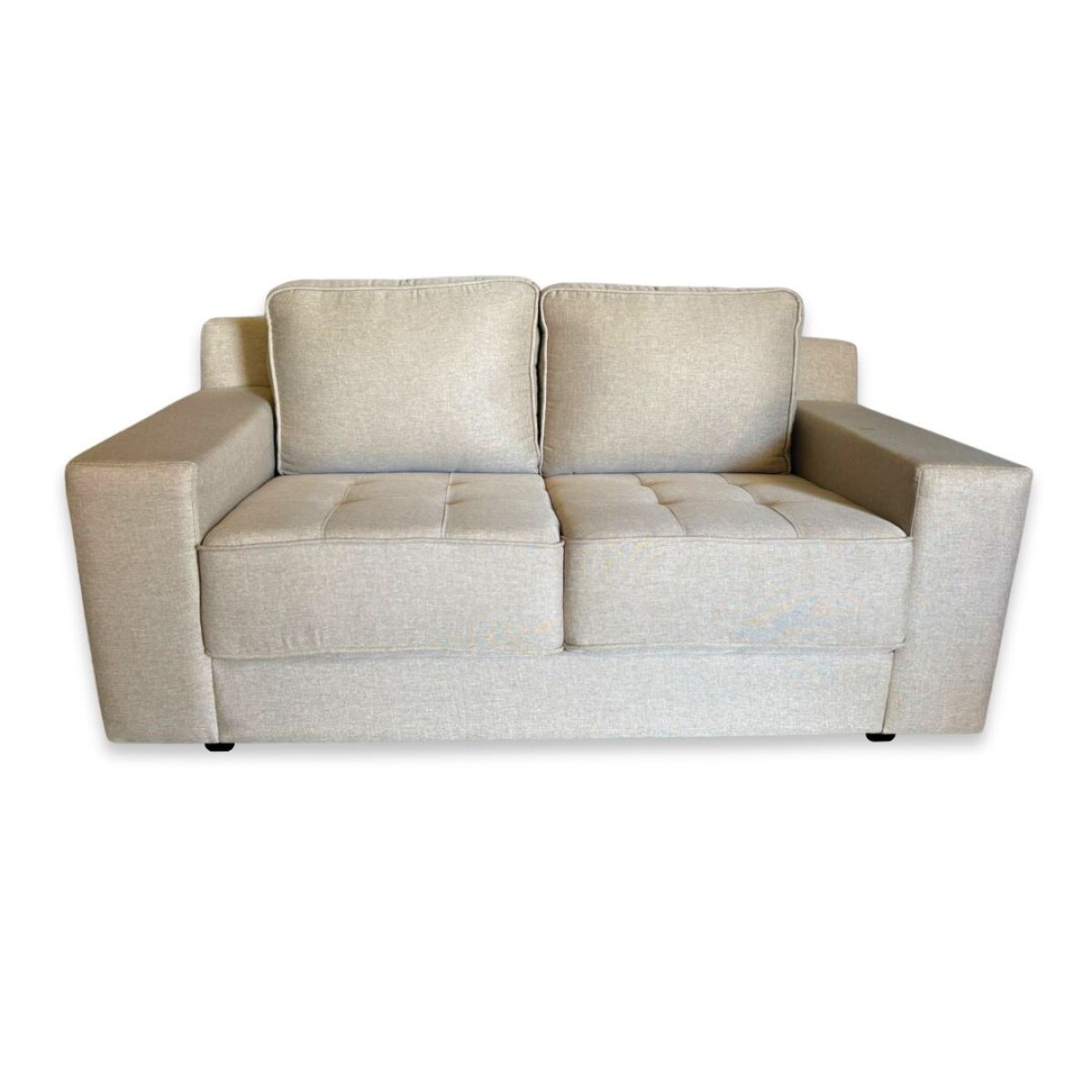 Sofá 2 Cuerpos Agape Beige Tostado 