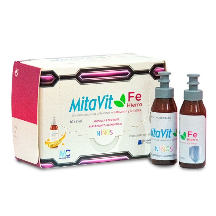 MITAVIT FE HIERRO CJ X 10 AMP.BEBIBLES única