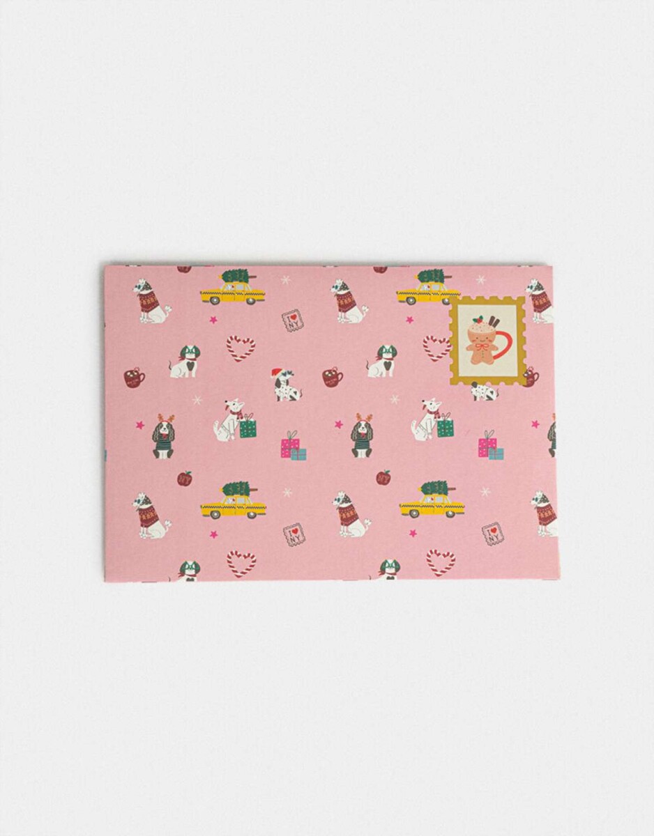 Set De Postales Navideñas - Combinacion Multicolor 