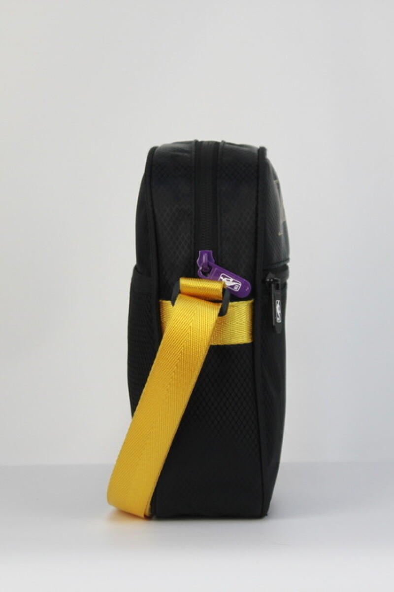 Morral clásico doble cierre Lakers - NBA Negro