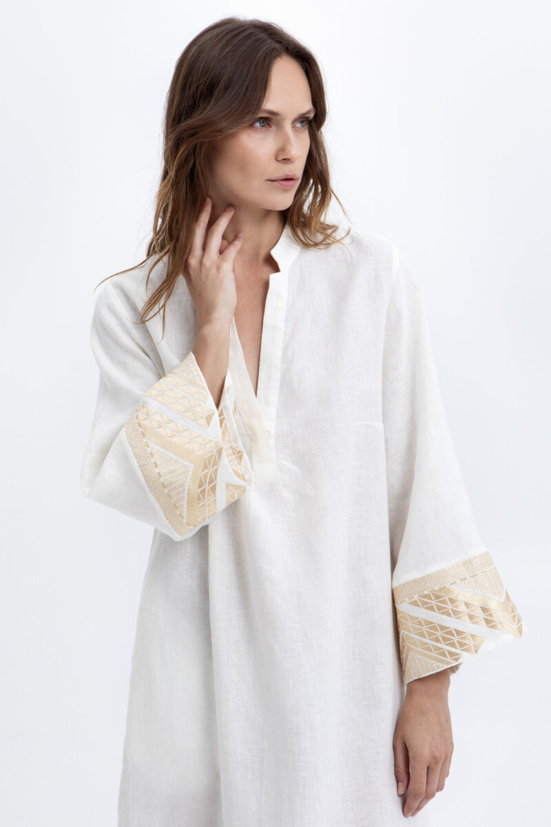 VESTIDO PYRAMIDS Blanco