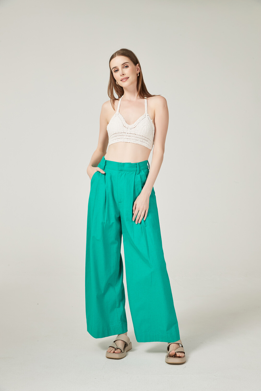 Pantalon Parsa Verde Jade