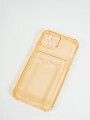 Phone Case Tarjetero Iphone 15 Amarillo