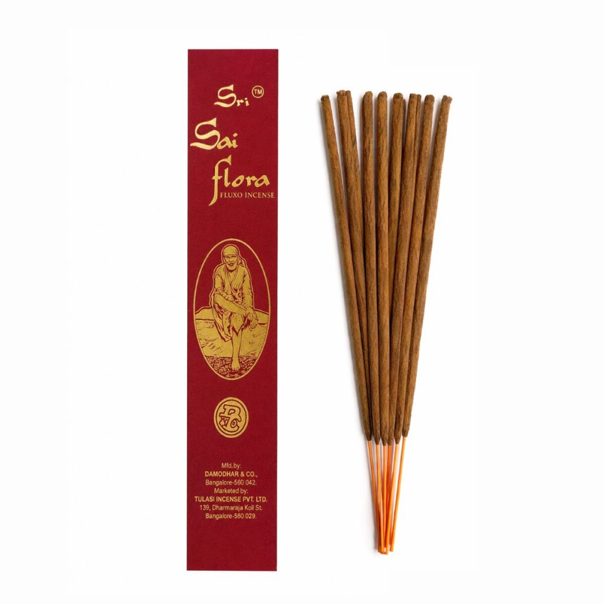 INCIENSO SRI SAI FLORA 25 GR CAJA X12 - Incienso Sri Sai Flora 25 Gr Caja X12 