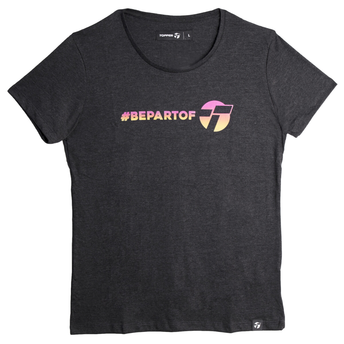 Remera de Mujer Topper Retro - Negro 