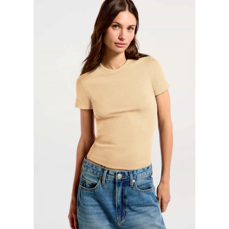 BLUSA MM FEM MARROM CLARO