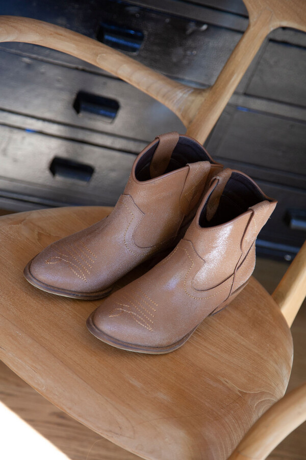 BOTA CUERO TEJANA CARAMELO