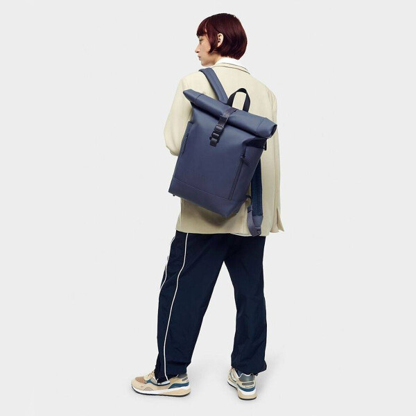 Mochila Gaston Luga Rullen C/Roll-top Notebook Laptop 16" Color Azul