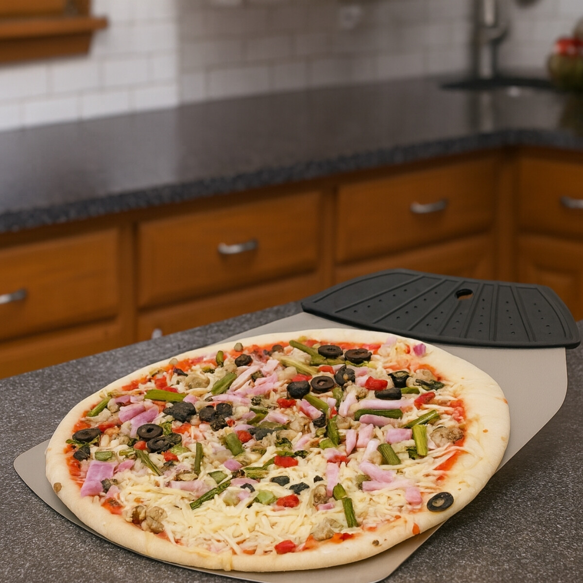 Pala pizza inox sin mango 