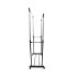 Perchero de Pie Organizador de Ropa Doble de Acero Inoxidable con Ruedas Perchero de Pie Organizador de Ropa Doble de Acero Inoxidable con Ruedas