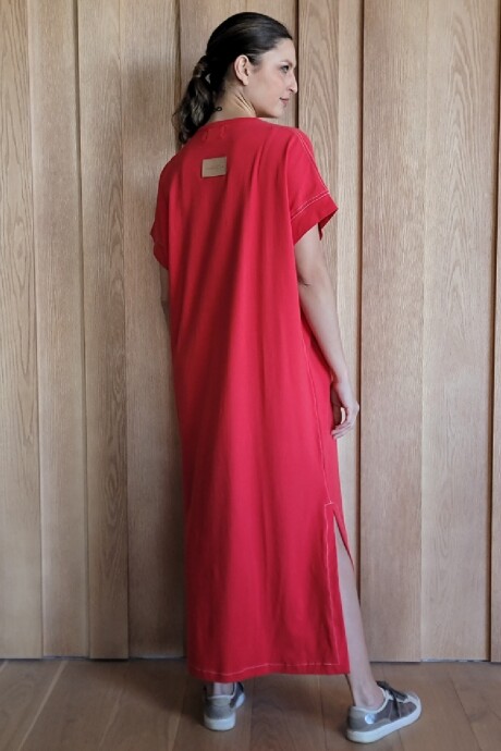 Vestido Agapanto Rojo