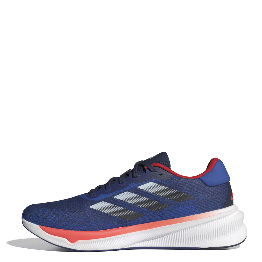 Championes de Hombre Adidas Supernova Stride Azul - Rojo - Blanco