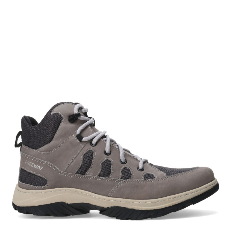 Zapato de Hombre Freeway Bota Casual Marrón - Gris (Nobuk)