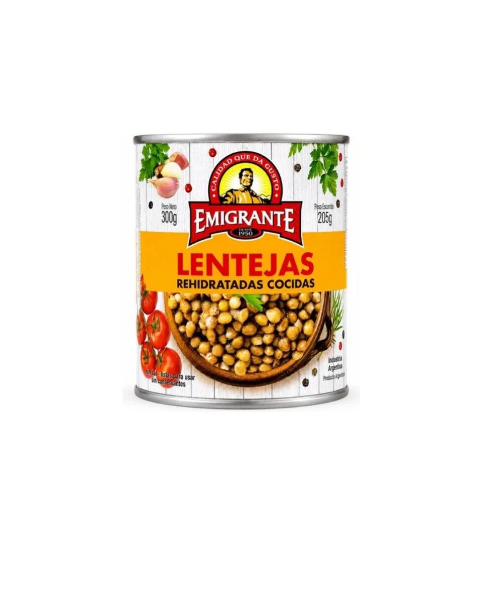 LENTEJAS COCIDAS 300G 