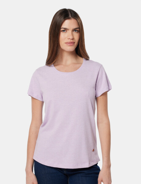REMERA BÁSICA DE ALGODÓN Lila