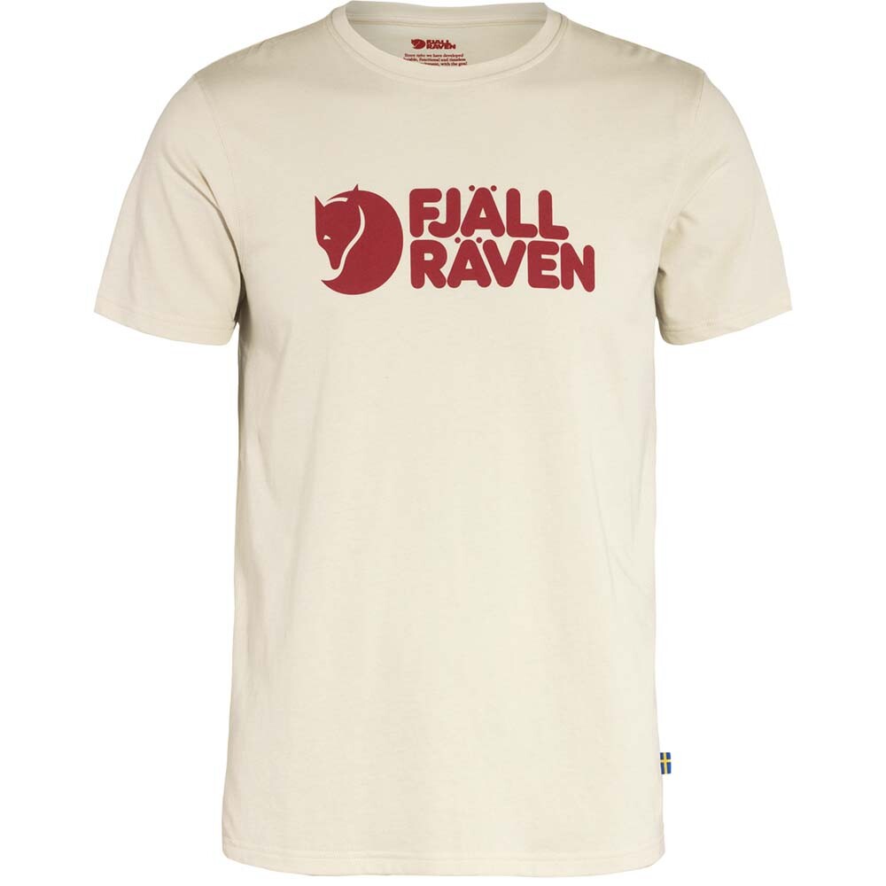Polo Fjallraven Logo Hombre Chalk White