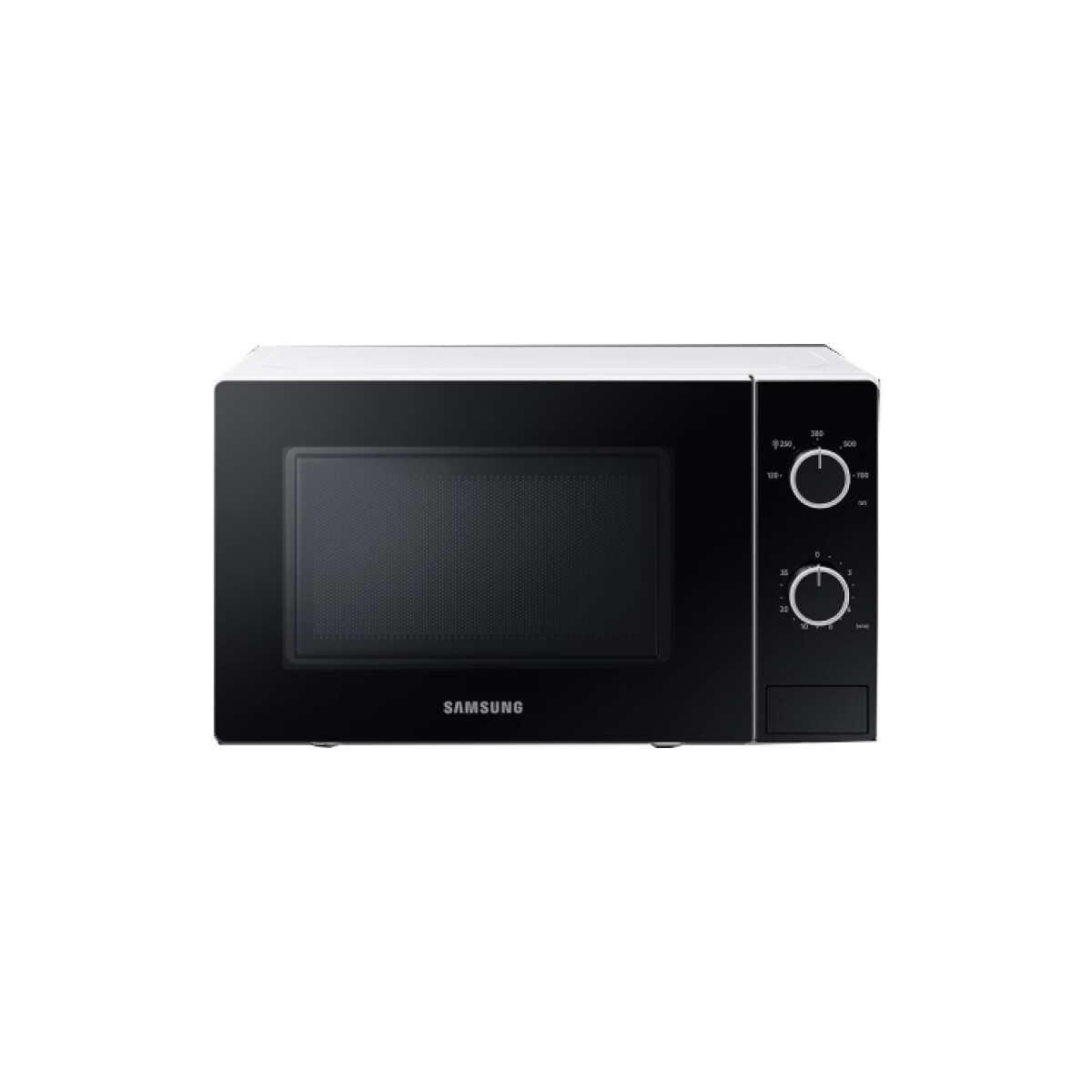 Microondas Samsung 20 L 700 W Puerta de Cristal Doble Dial - White 