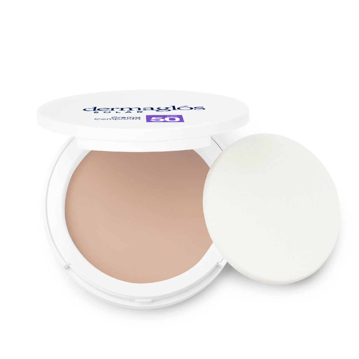 Protector Solar Dermaglós Crema Facial Compacta Tono 1 FPS50 10g 