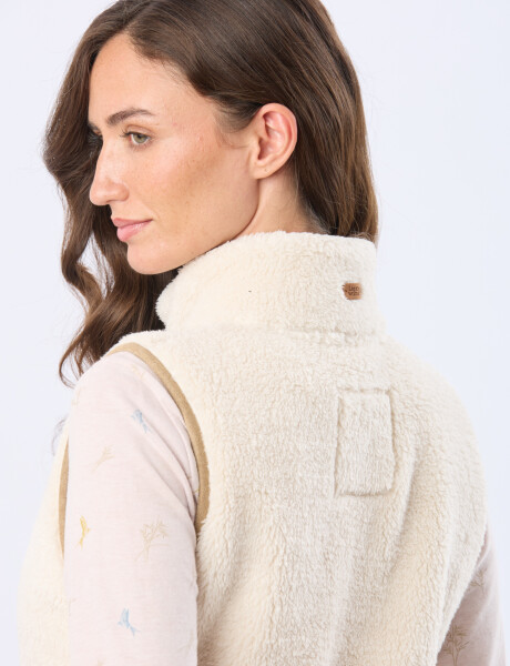 CHALECO SHERPA SUAVE Natural