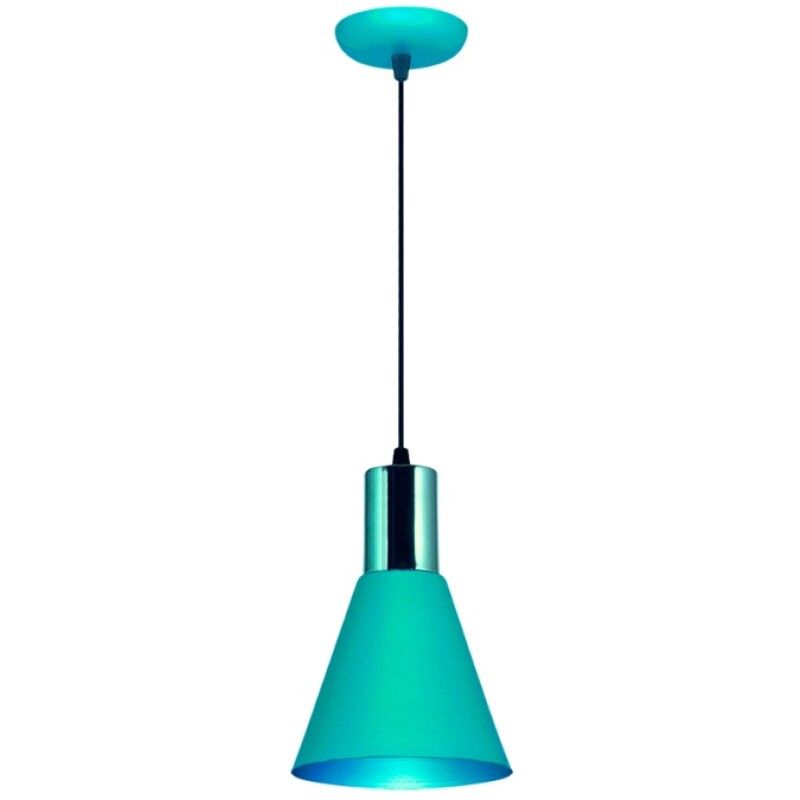 COLGANTE 1 LUZ ''OSTENDE'' E27 VERDE PASTEL COLGANTE 1 LUZ ''OSTENDE'' E27 VERDE PASTEL