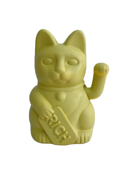 GATO DECORATIVO 12.5x10.5x16.5CM AMARILLO/PROSPERIDAD GATO DECORATIVO 12.5x10.5x16.5CM AMARILLO/PROSPERIDAD