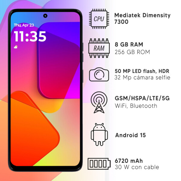 Motorola G86 5g Dual Sim 256gb 8gb Ram Militar CEL MOTOROLA G86 8/256GB AZUL