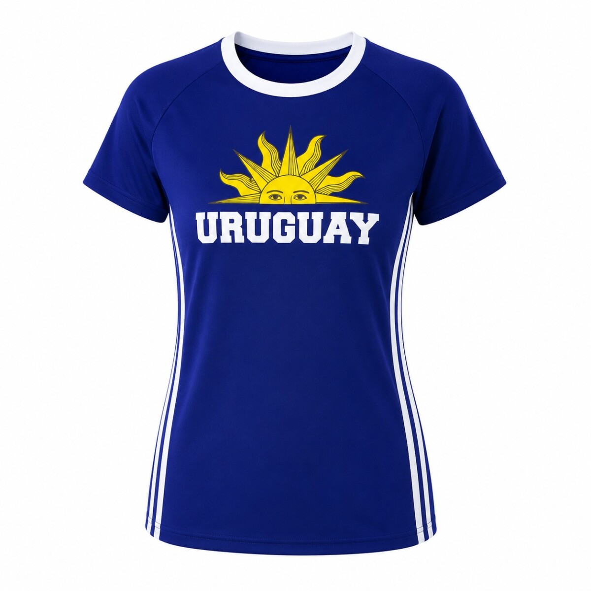 CAMISETA DE DAMA SOL UY AZUL CE-DASOLUY-04 TALLE S - AZUL 
