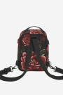 MOCHILA FLORES Negro
