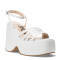 Sandalias de Mujer Miss Carol SEOUL con plataforma Blanco