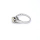 Anillo Antiguo En Oro 18K, Platino Y Brillante Anillo Antiguo En Oro 18K, Platino Y Brillante