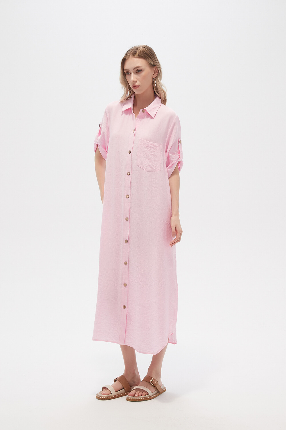 Vestido Voce Rosa Claro