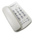Teléfono De Base Fijo Números Grandes Panaphone Kxt-3014 Variante Color Blanco