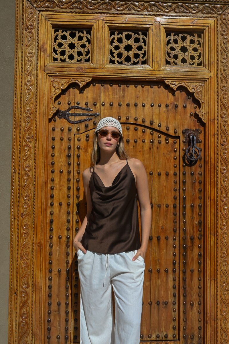 Musculosa Tita MARRON