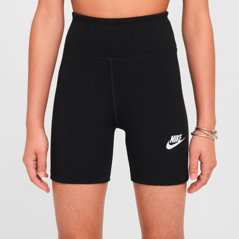 Short Nike Sportswear Classic 5In Bike de Niña Negro
