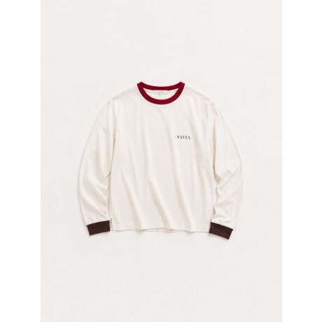 Preventa Tshirt Savia Contrast Crudo