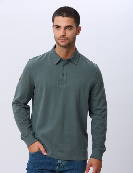 REMERA POLO JERSEY Verde