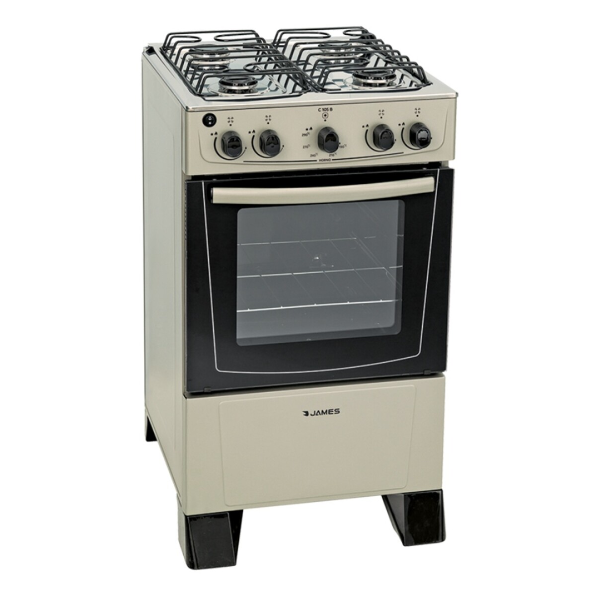 Cocinas A Gas James C105b - COCINA JAMES C105 TITANIUM 3208 ******** 