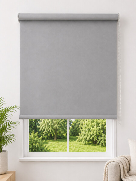 CORTINA ROLLER 100% BLACKOUT GRIS