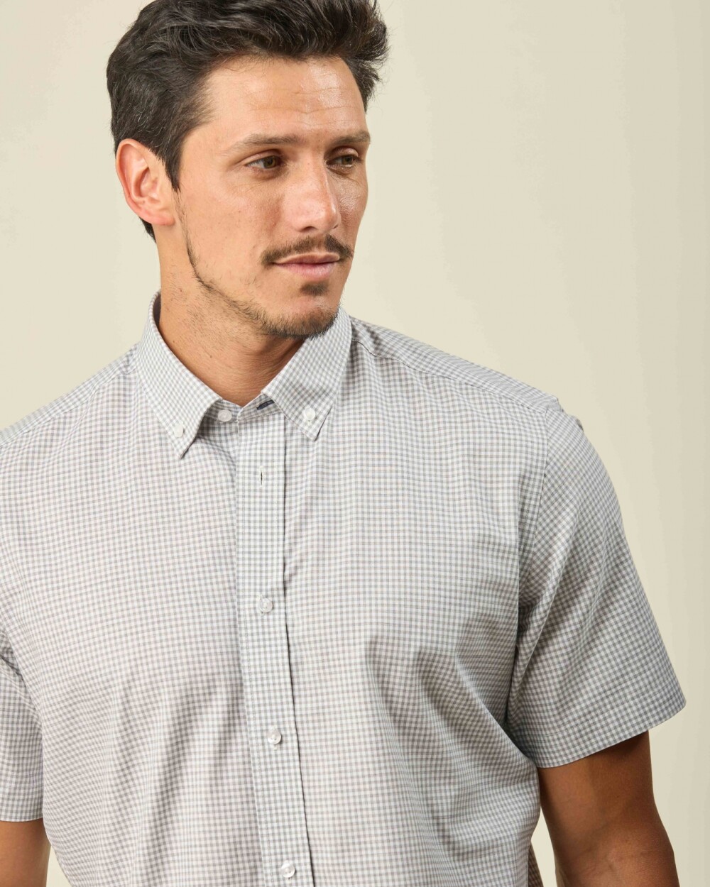 Camisa Manga Corta Cuadros