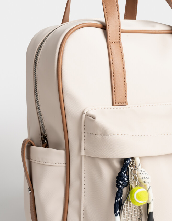 Mochilas Urbanas Mochila Sport - Blanco Crudo