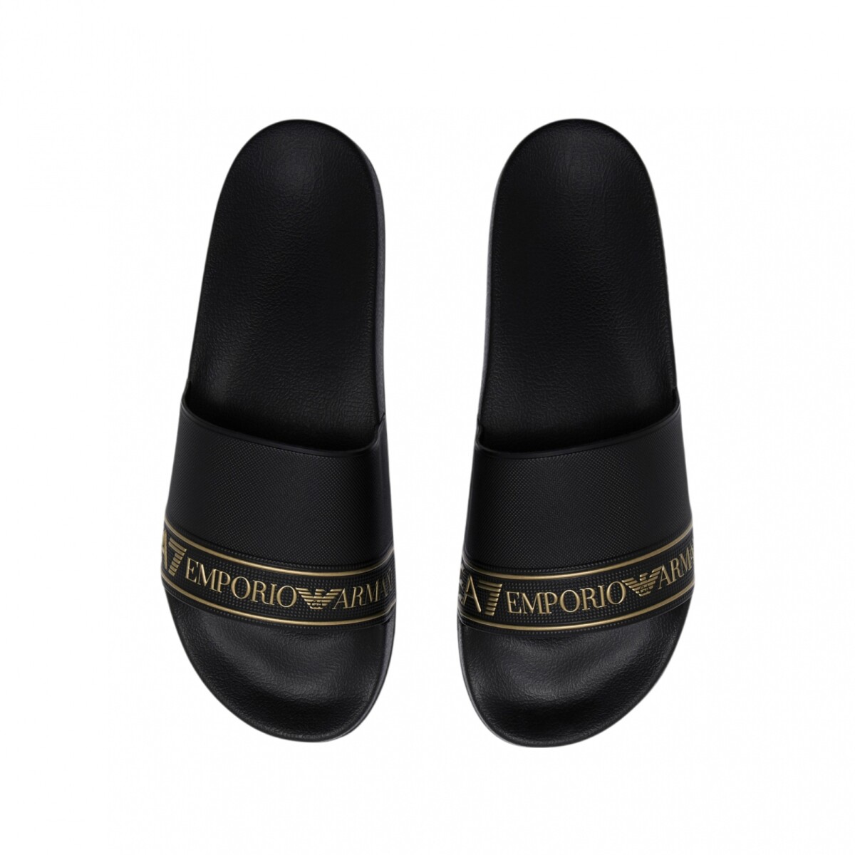 Ojotas EA7 Brand - Black/Gold 