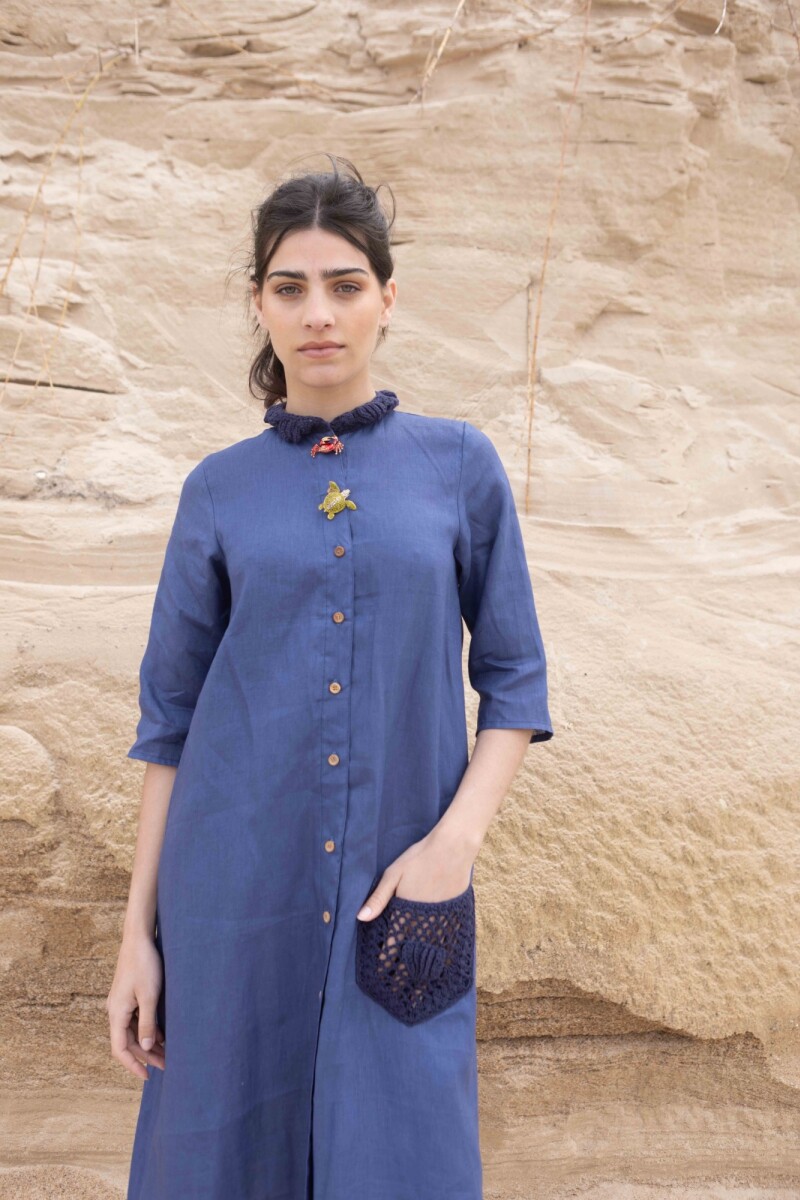 TUNICA JAPO KNIT Azul