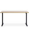 Escritorio altura reg SVANEKE 70x140 color roble/neg Escritorio altura reg SVANEKE 70x140 color roble/neg